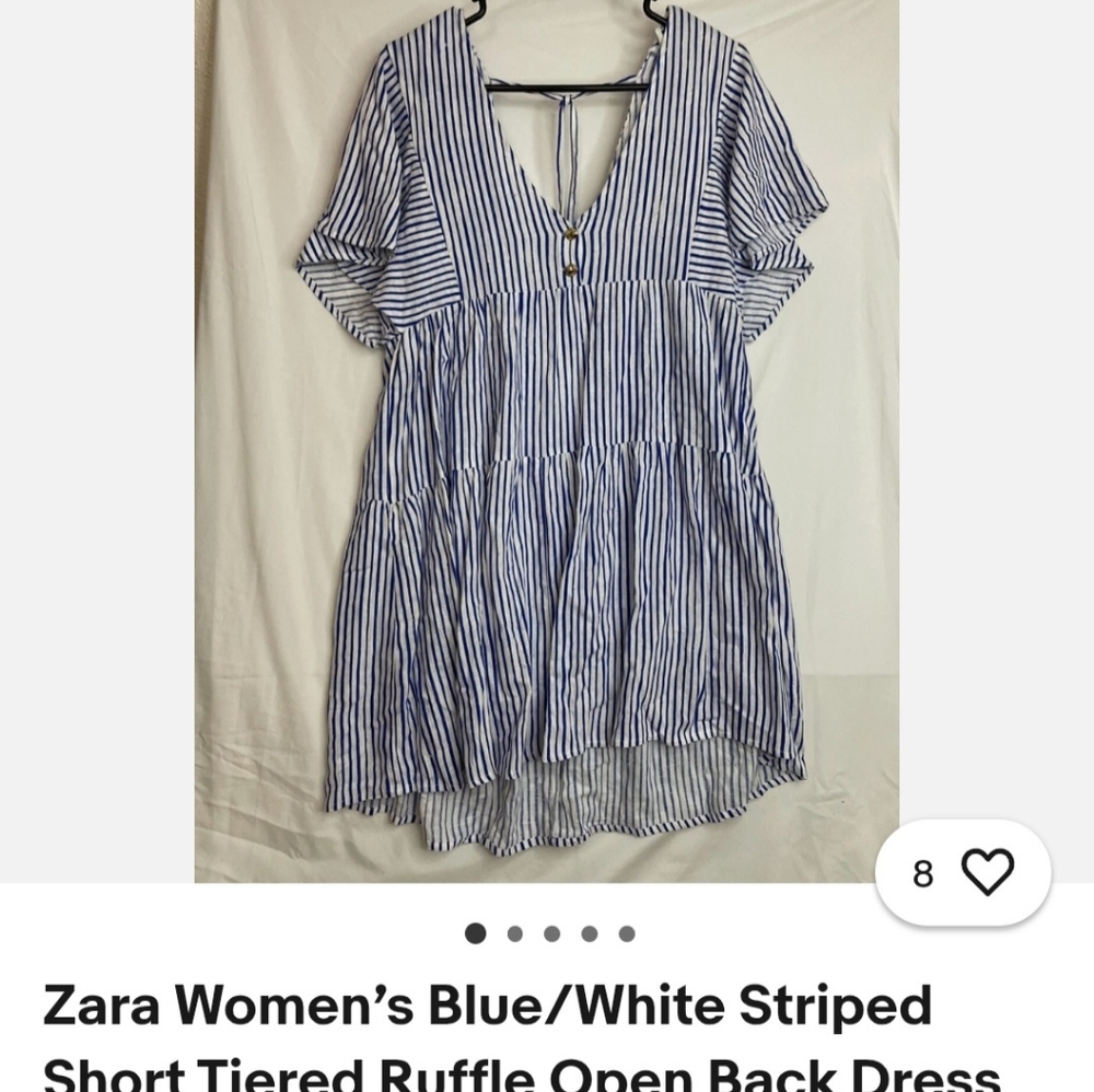 Zara Ruffle Open Back Dress - Picture 6 of 6